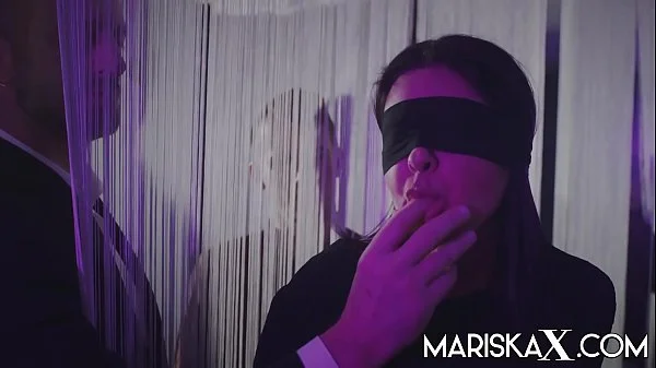 MARISKAX Mariska gets filled up by two big cocks