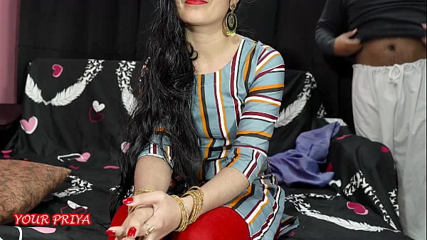 Indian cute girl had deep blowjob and cowgirl fucking after she secretly saw while | clear Hindi audio | your Priya