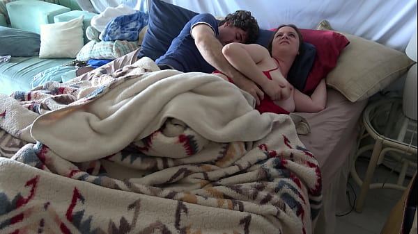 Stepson wakes up with stepmom in the bed and fucks the wrong hole