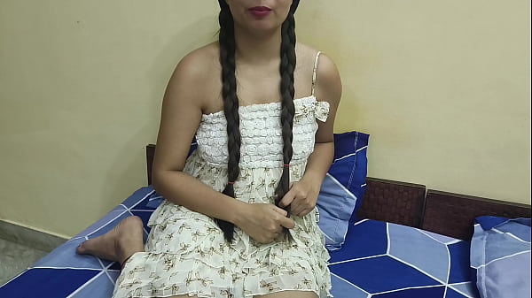 Beautiful Indian girl friend fucking her boyfriend desi style full hard cream pie cum shot vigina hard rough sex