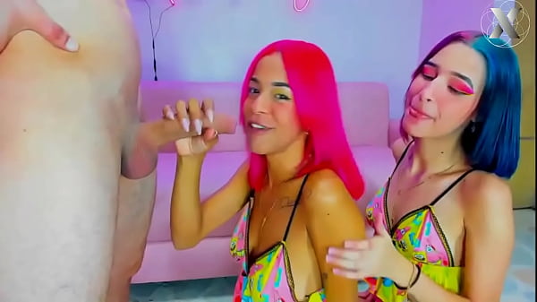 sleepover goes out of control! THROAT FUCK FOR THESE whores!