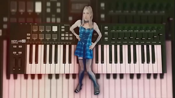 Cute Girl in Minidress loves dancing in Music Videos