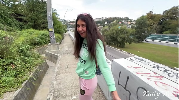 Public pickup - brought the beauty to the bushes and offered to have sex