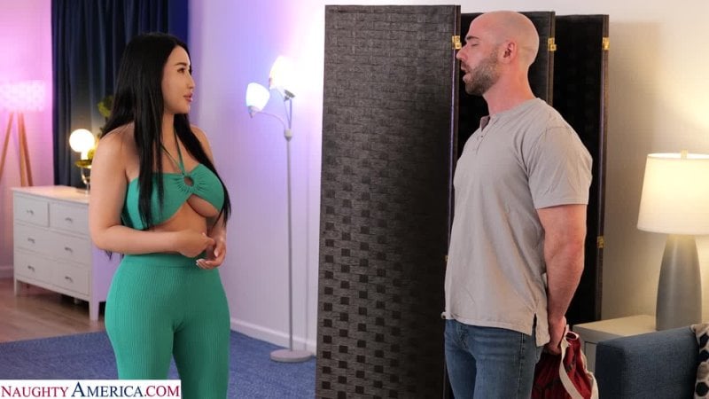 Suki sin, asian milf girl fuck white man guy porn busty big fake tit boob thick ass butt body cum face sex bang slut love (nice)